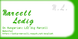 marcell ledig business card